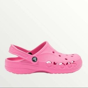 Crocs Baya Unisex Clog Sandals Comfort Pink Lemonade Women's Size 8 Men's 6 NEW